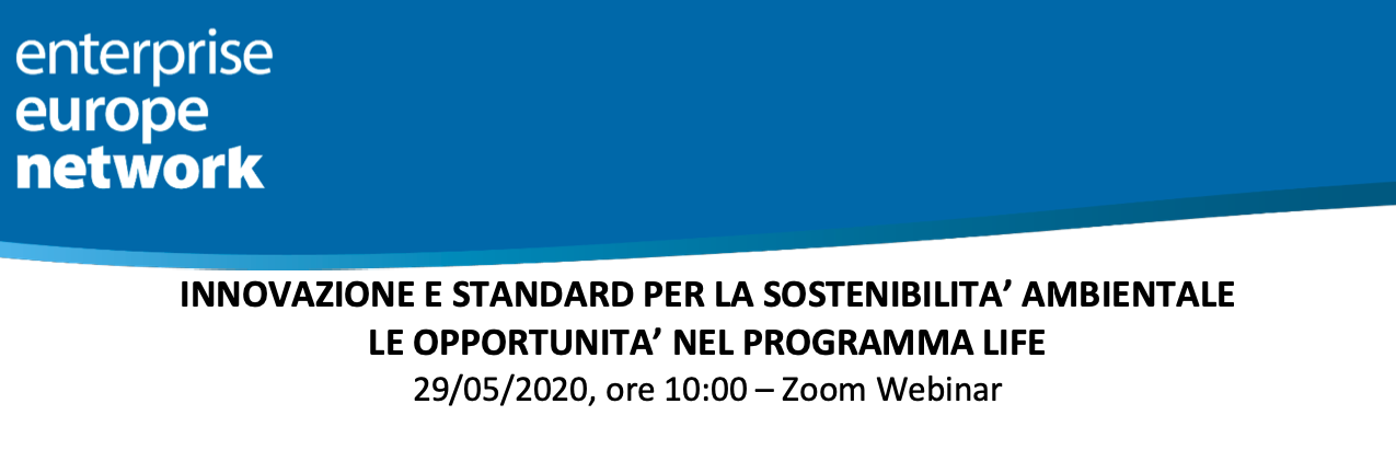 Innovazione e standard per la sostenibilità ambientale: le opportunità del programma LIFE